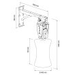 Strugač, automatska rotacijska četka za stoku Melasty 3761-B (220V, 0.18KW)